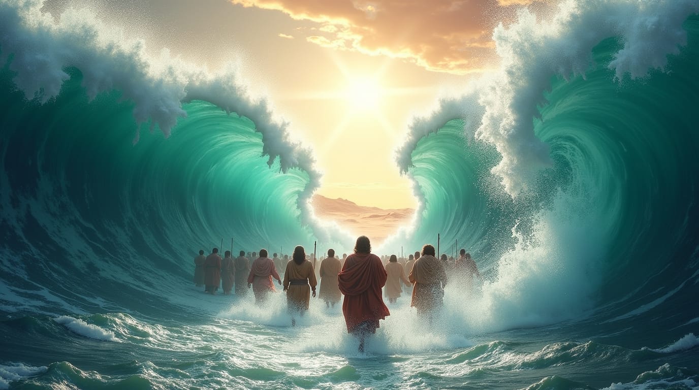 Êxodo 14:21 - A Libertação Divina e a Travessia do Mar Vermelho
